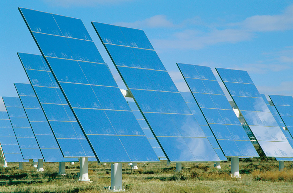 تصویر از برق دستگاه‌های اجرایی خورشیدی می‌شود