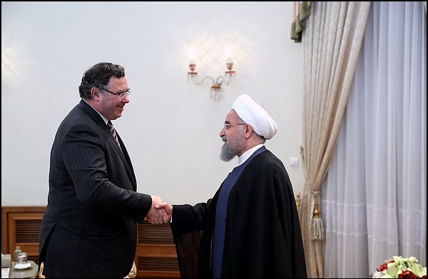 تصویر از دیدار دکتر روحانی با مدیر شرکت توتال فرانسه