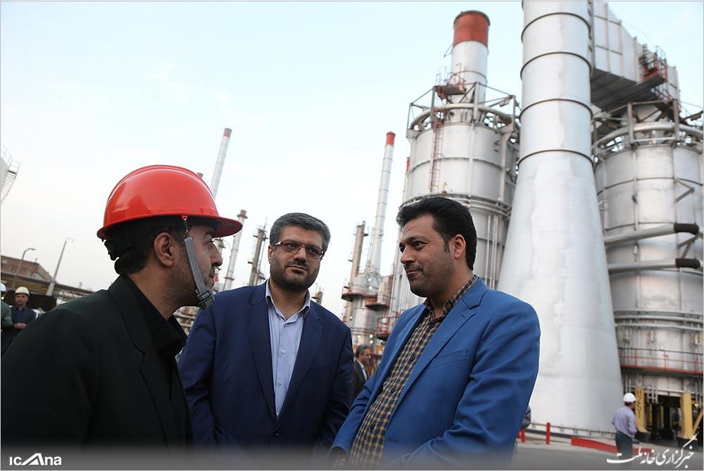 تصویر از بازدید مجمع نمایندگان از پالایشگاه نفت تهران