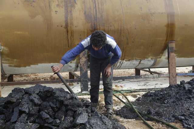 تصویر از پالایش نفت داعش