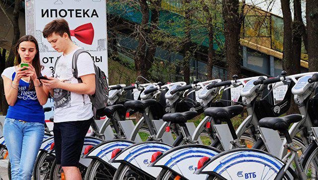 تصویر از استقبال روس‌ها از دوچرخه‌های اجاره‌ای