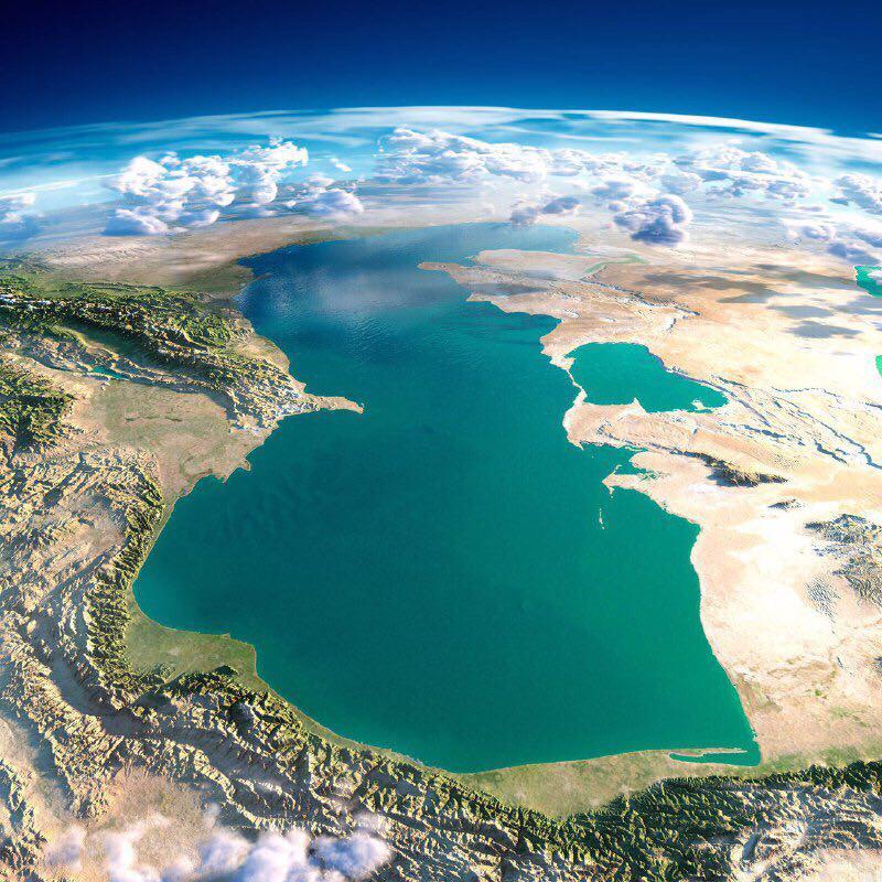 تصویر از خزر به اندازه ١٧ دریاچه ارومیه خشکیده است