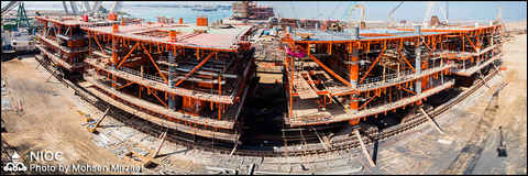 تصویر از صدرا تا پایان سال سه سکوی پارس‌جنوبی را تکمیل می‌کند