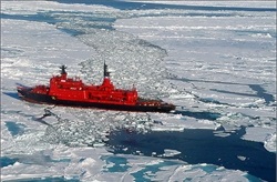 تصویر از گازپروم چاه‎های نفتی بیشتری در قطب شمال حفر می‎کند