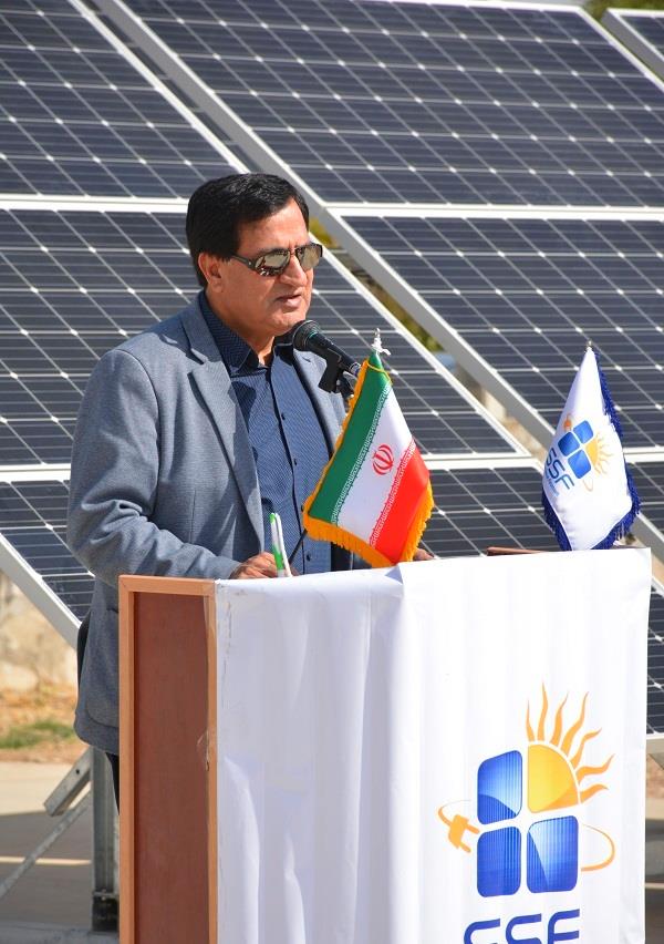 تصویر از افتتاح اولین نیروگاه خورشیدی On Roof متصل به شبکه