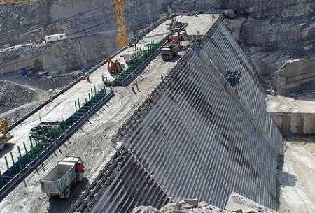 تصویر از آبگیری سد گلورد مازندران تا پایان فروردین 96