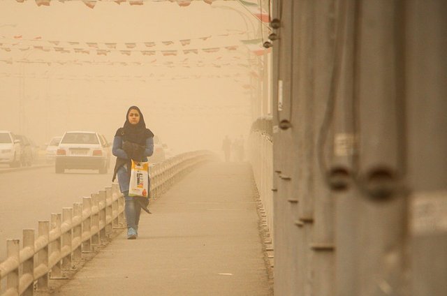 تصویر از هشدار ستاد بحران خوزستان درباره گرد وخاک