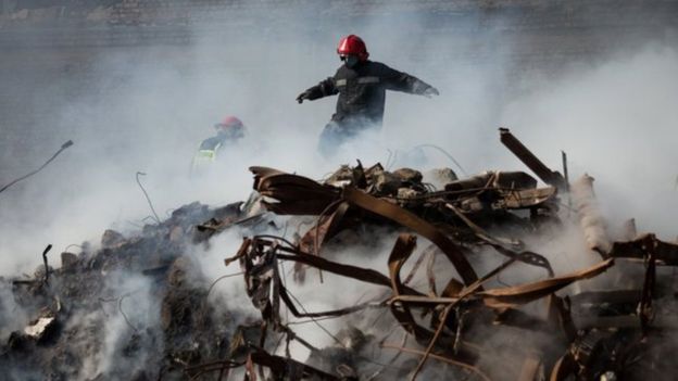 تصویر از پلاسکو «دیر» تخلیه شد آتش‌نشانی تیم ایمنی و سازه نداشت