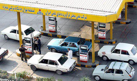 تصویر از اتفاق عجیب در پمپ بنزین‌های تهران