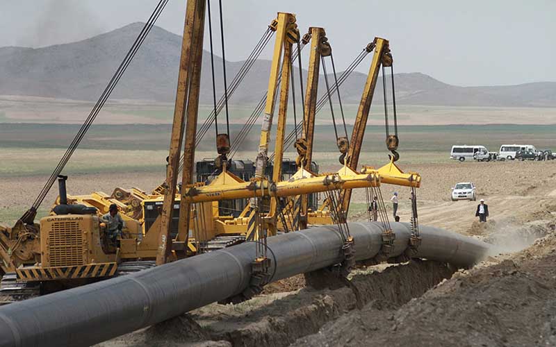تصویر از طول شبکه انتقال گاز ایران ۱۰۰۰ کیلومتر افزایش می‌یابد