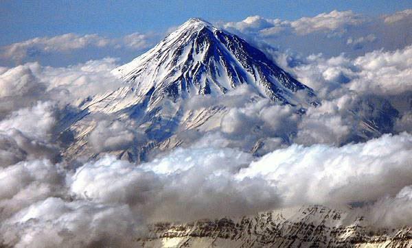 تصویر از شاهدی بر فعالیت قله دماوند وجود ندارد