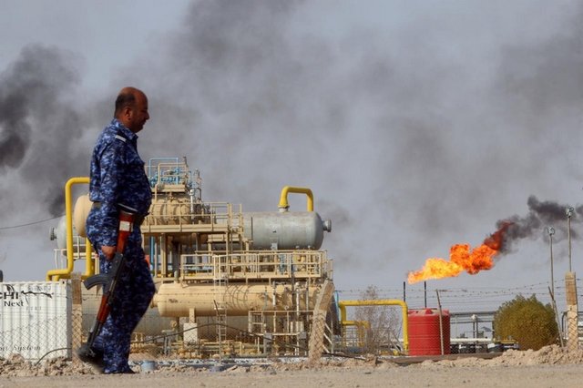 تصویر از ناآرامی مانع تولید بالای نفت عراق نشد