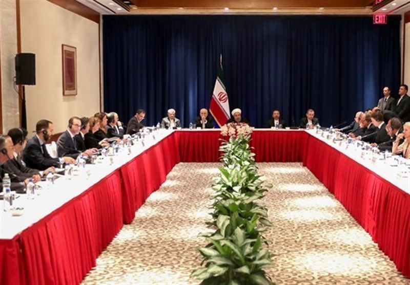 تصویر از روحانی: توتال مجبور شد از ایران خارج شود