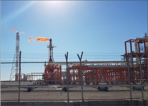تصویر از آغاز تزریق گاز از فاز ۱۳ پارس جنوبی به شبکه سراسری
