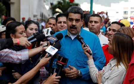تصویر از مادورو برنده اعلام شد، نامزد مخالفان نتیجه را نپذیرفت