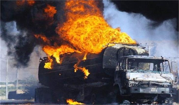 تصویر از نفتکش حادثه دیده متعلق به شرکت ملی پخش نیست