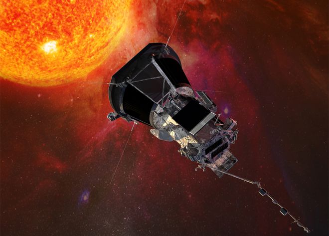 تصویر از لمس خورشید با پارکر؛ ماموریت جدید ناسا