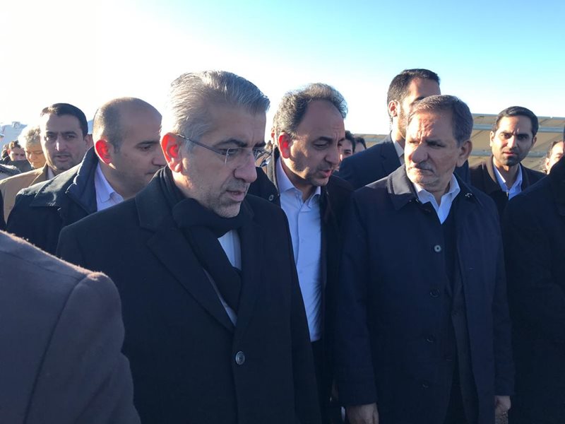 تصویر از افتتاح نیروگاه خورشیدی هشت مگاواتی شهدای همدان