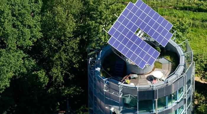 تصویر از اولین خانه‌ دوار با حرکت خورشید و بدون مصرف انرژی