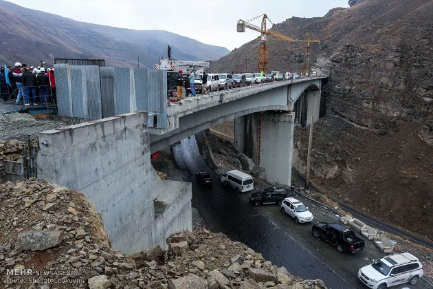 تصویر از هزینه هر کلیومتر آزادراه تهران شمال 6 برابر معمول شد