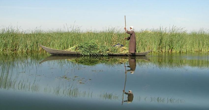 تصویر از تالاب گاوخونی در شرایط خوبی است