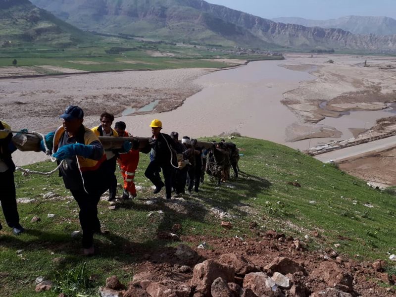 تصویر از قطعی برق 99.5 درصد روستاهای سیل‌ زده لرستان برطرف شده است