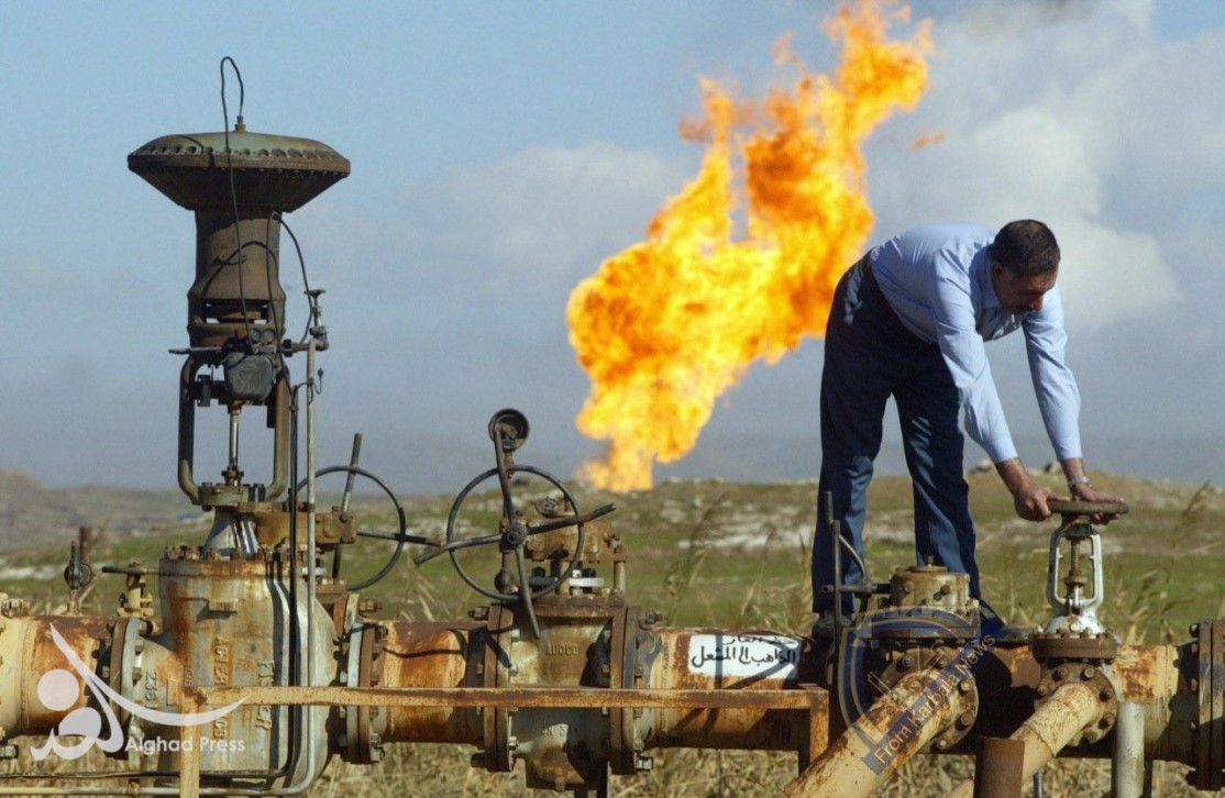 تصویر از تولید گاز عراق در 2022، به 3میلیارد فوت مکعب در روز می رسد