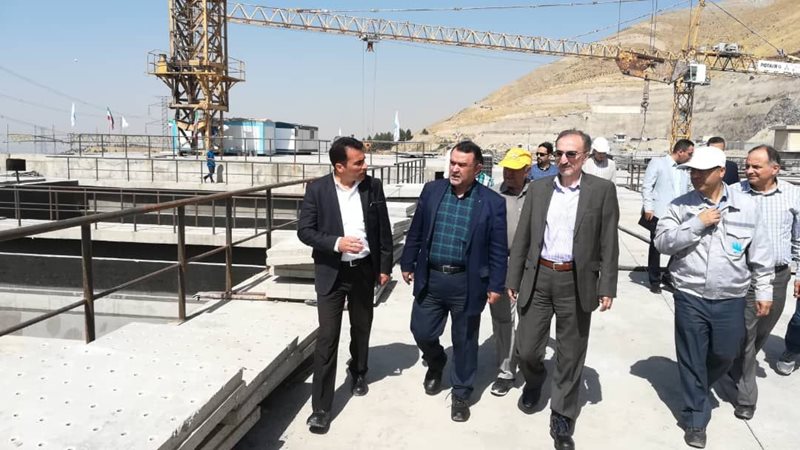 تصویر از اتمام فاز اول تصفیه‌خانه ششم تهران تا پایان امسال