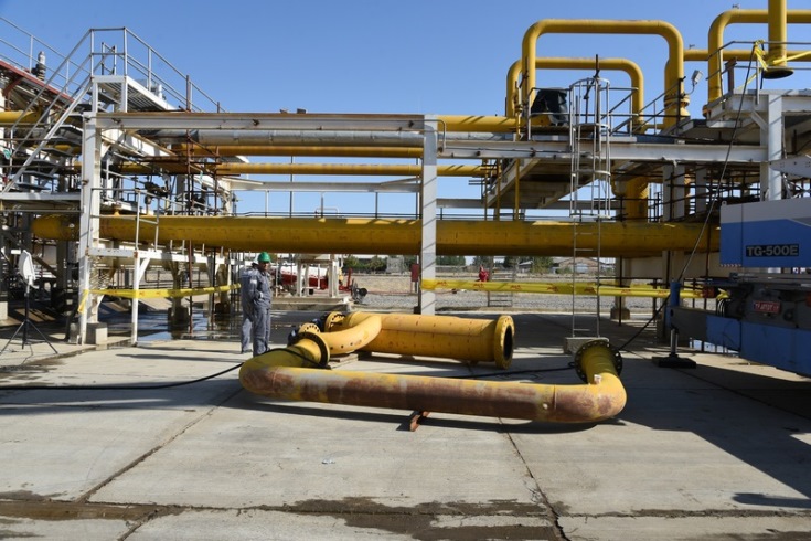 تصویر از تعمیرات اساسی مراکز تاسیساتی در منطقه عملیاتی خانگیران انجام شد