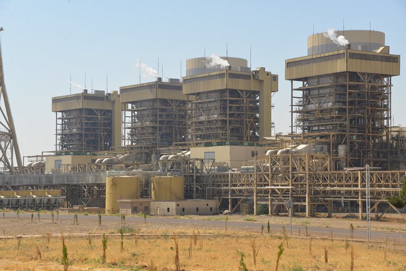 تصویر از واحد شماره 4 نیروگاه شهید رجایی قزوین به مدار تولید بازگشت