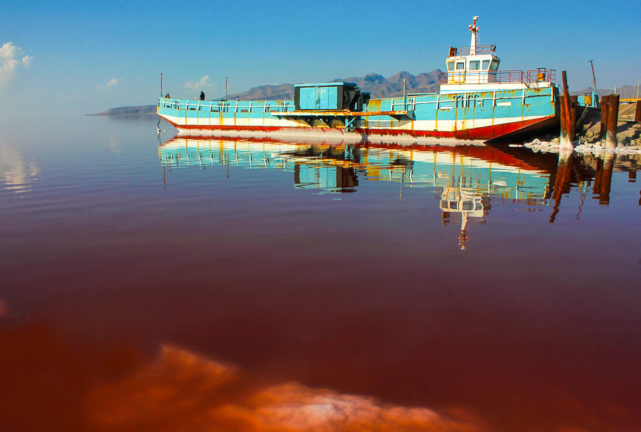 تصویر از دریاچه ارومیه ۱۱۳ سانتی‌متر عمیق‌تر شد