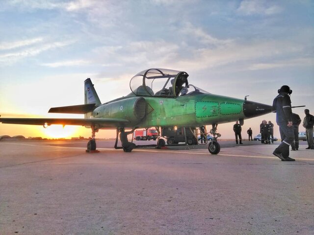 تصویر از هواپیمای جت آموزش پیشرفته بومی «یاسین» رونمایی شد