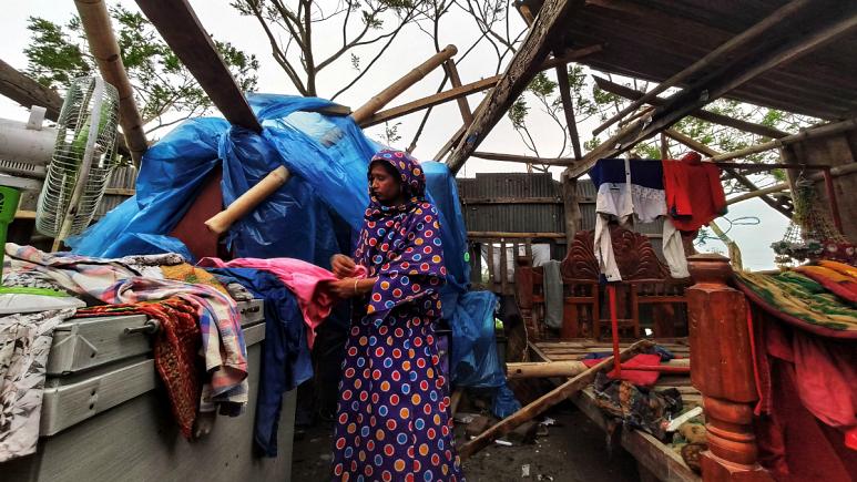 تصویر از طوفان «بلبل» جان ۲۰ نفر را در هند و بنگلادش گرفت