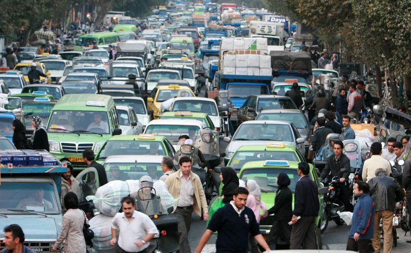 تصویر از تاکسی های اینترنتی؛ مقصر ترافیک ناگهانی تهران