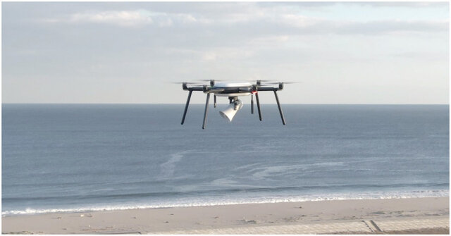 تصویر از نوکیا پهپادهای هشدار تخلیه برای سونامی آزمایش کرد