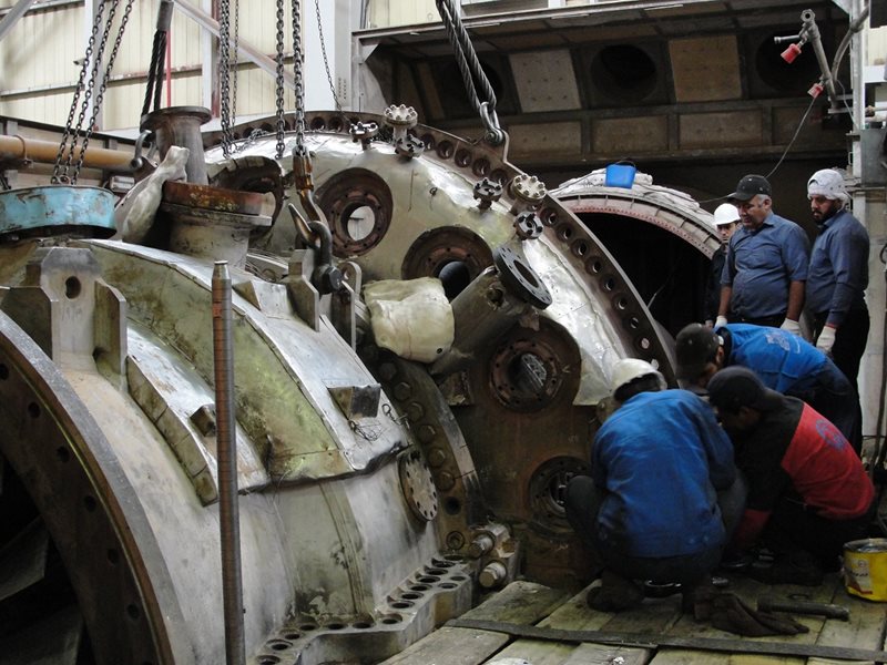 تصویر از واحد 2 گازی نیروگاه قم به شبکه سراسری برق پیوست