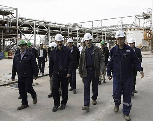 تصویر از پیشرفت 95 درصدی طرح توسعه و ازدیاد برداشت میدان نفتی آذر