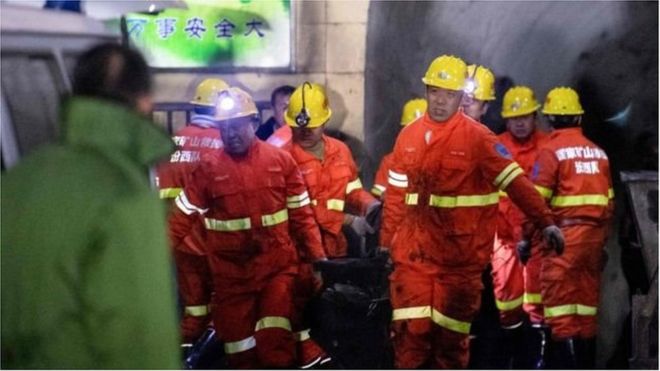 تصویر از انفجار معدن زغال سنگ چین با ۱۴ کشته