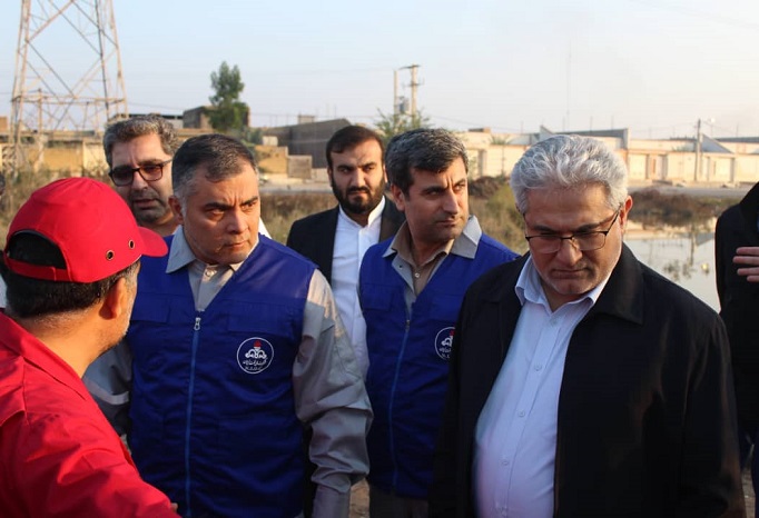 تصویر از دیدار مدیران ارشد نفت با اهالی کوت عبدالله و کوی دانشگاه اهواز
