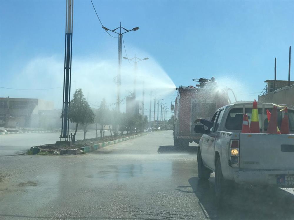 تصویر از گسترش مبارزه با کرونا در منطقه ویژه اقتصادی پتروشیمی