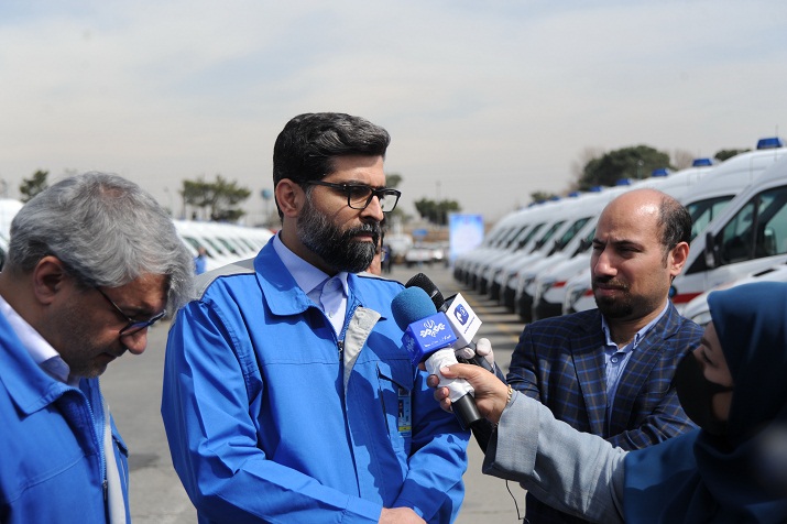 تصویر از آمبولانس های ایران خودرو دیزل آماده تحویل به ناوگان امدادی کشور