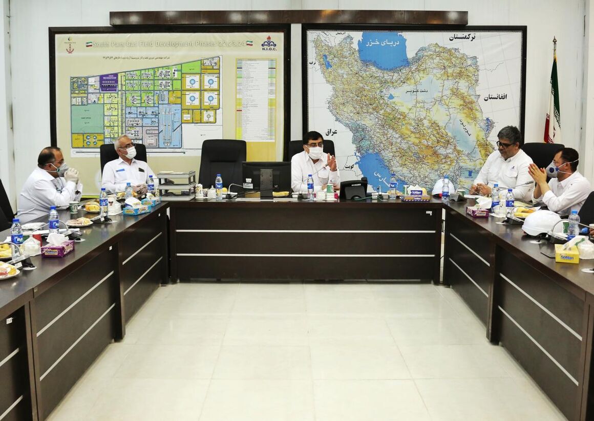 مدیرعامل شرکت نفت و گاز پارس در بازدید از دو منطقه گازی استان بوشهر