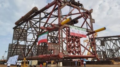 تصویر از بارگیری جکت نخستین سکوی گازی فاز ۱۱ پارس جنوبی آغاز شد