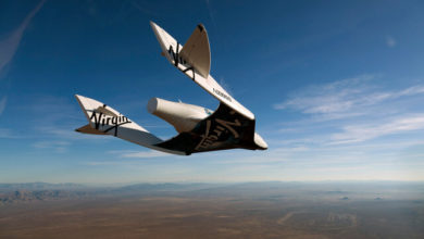 تصویر از همکاری ناسا و ویرجین گلکتیک در پروازهای تجاری