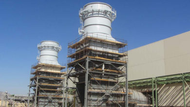 تصویر از اتصال دوم بخش گاز نیروگاه سیکل ترکیبی خرم آباد به شبکه سراسری