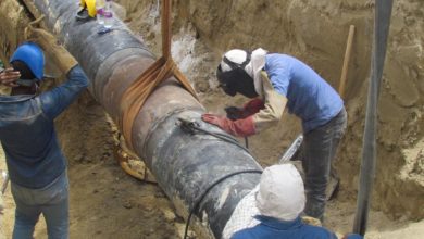 تصویر از اتمام تعمیرات خط انتقال گاز سوزا در جزیره قشم