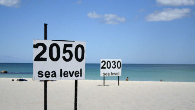 تصویر از احتمالا میزان افزایش سطح آب دریاها تا سال ۲۳۰۰ به پنج متر برسد