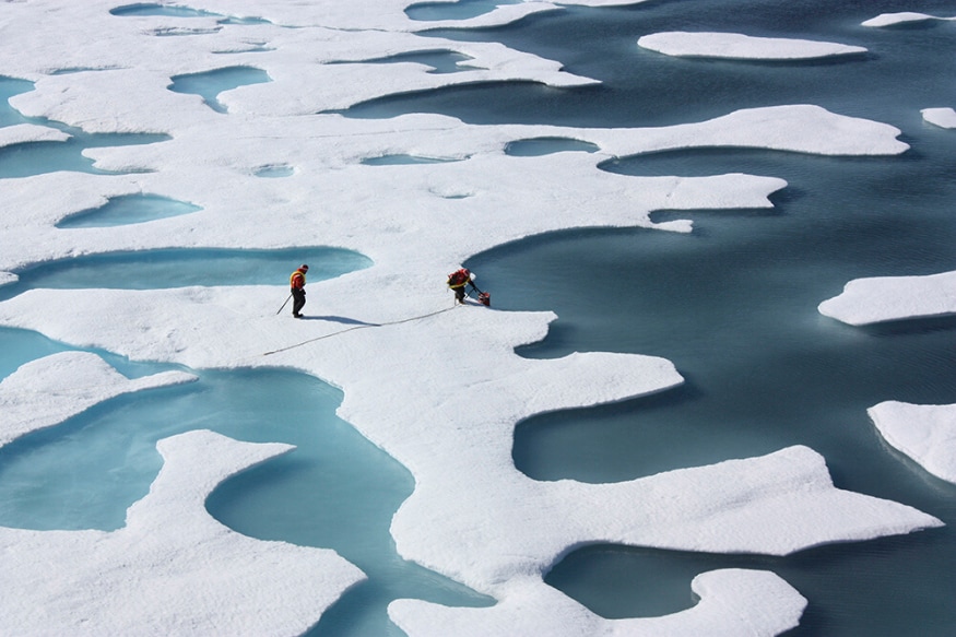 تصویر از رکورد 41 ساله دمای هوا در مجمع الجزایر قطبی نروژ شکست