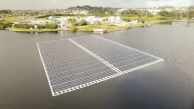 تصویر از استقبال نیوزیلند از اولین پروژه خورشیدی شناور