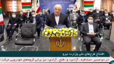 تصویر از افتتاح بخش بخار نیروگاه سیکل ترکیبی سبلان استان اردبیل